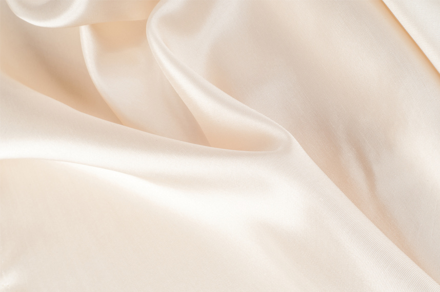 Fabric silk texture, creamy, pale beige